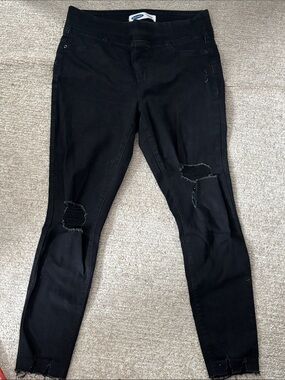 Old Navy Black Rockstar Distressed Women’s Jeans